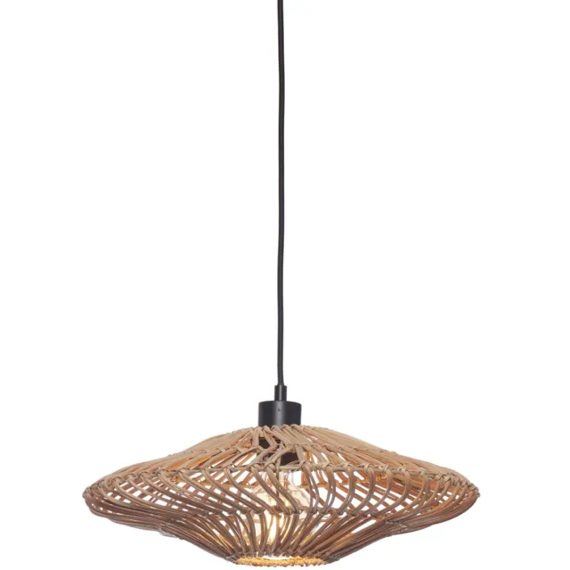 Good&Mojo Hanglamp 'Zanzibar' Rotan, 40cm, kleur Naturel