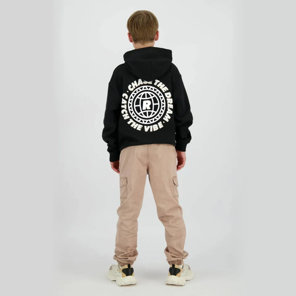 Raizzed hoodie met backprint zwart, foto 4