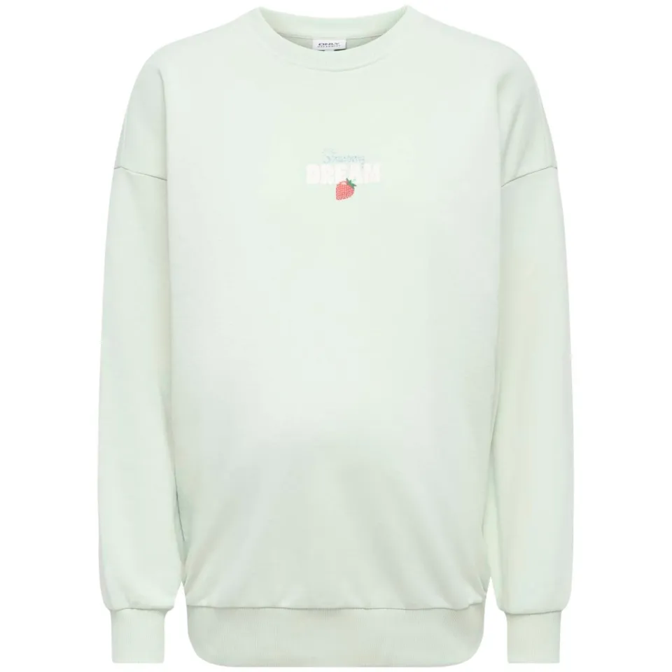 Only MATERNITY zwangerschaps sweater met backprint groen, foto 2