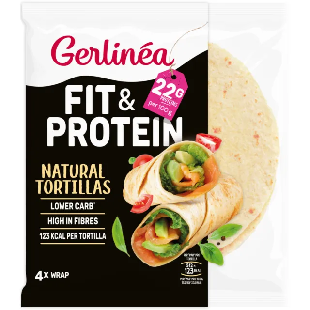 Gerlinea Gerlinéa Fit & Protein tortilla's naturel