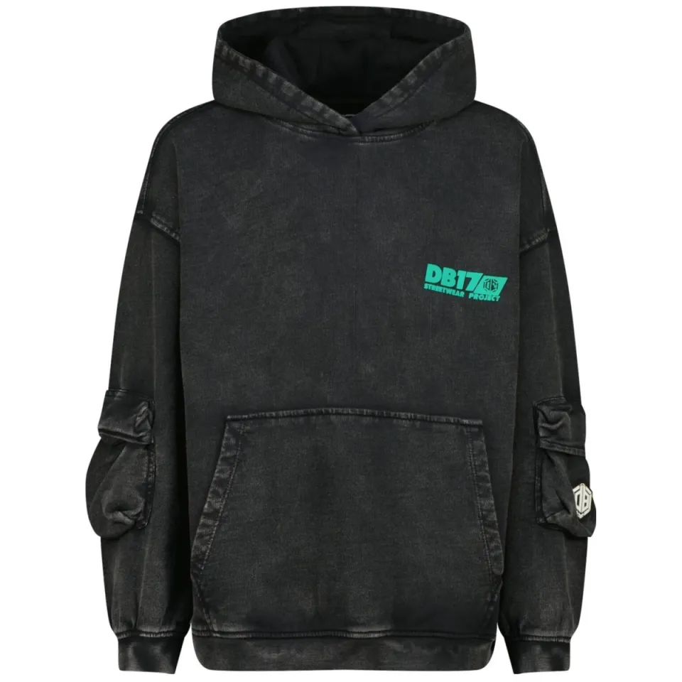 Vingino x Daley hoodie zwart, foto 2