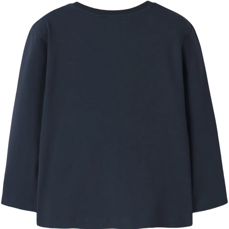 NAME IT MINI rechtvallende longsleeve donkerblauw, foto 2