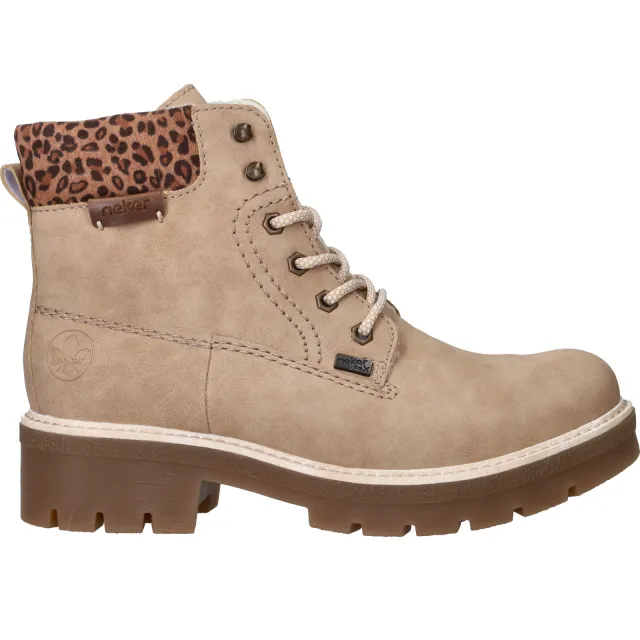 Rieker veterboots beige