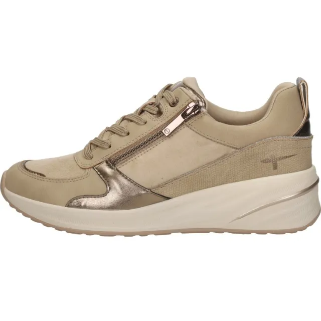 Tamaris 23754 lage sneakers beige, foto 2