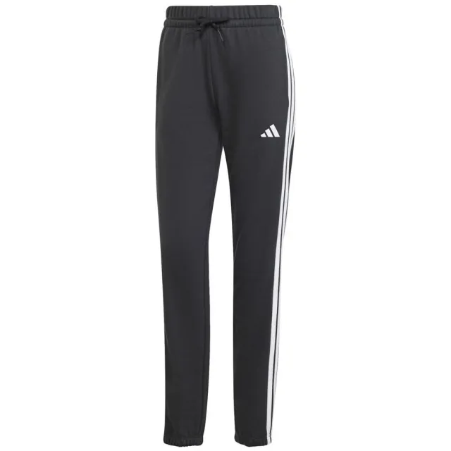 Adidas Essentials 3-Stripes French Terry Cuffed joggingbroek zwart