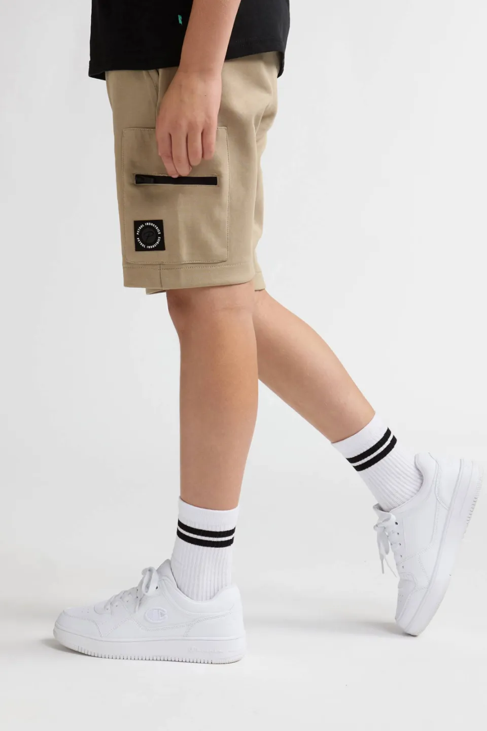 Petrol Industries relaxed sweatshort zand, foto 6
