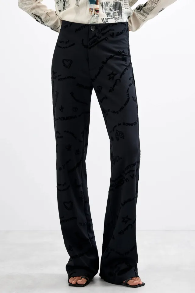 Desigual Michelle broek zwart, foto 5