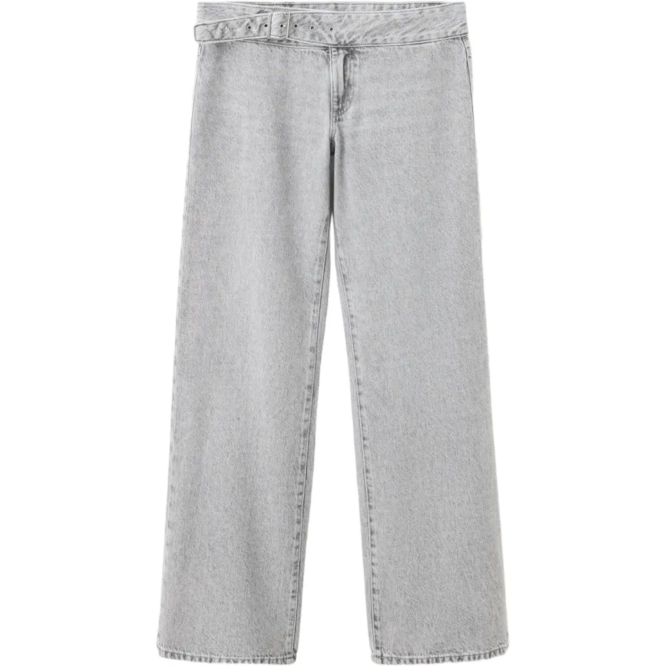 Mango TEEN wide leg jeans - changeant grijs, foto 2