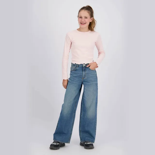 Raizzed Monaco wide leg jeans - mediumblauw Tinted Blue