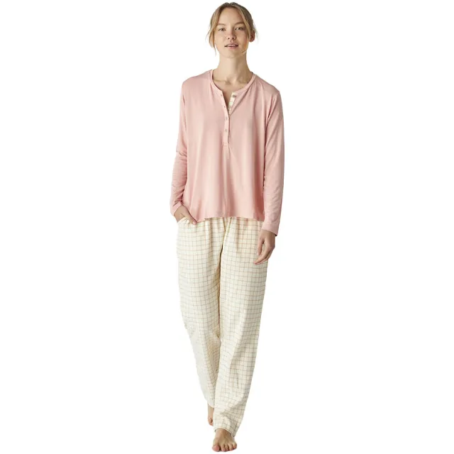 J&J Brothers JJBEP0501 pyjamaset grijs Roze