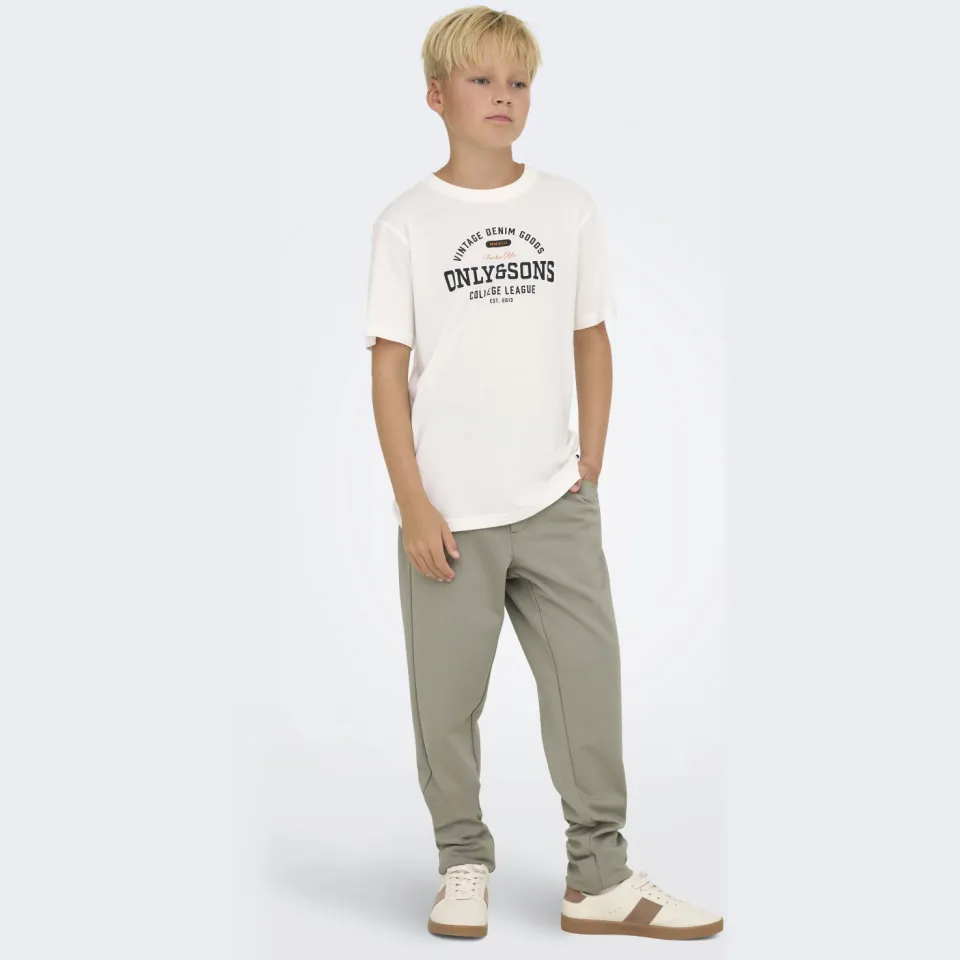Only & Sons Junior slim chino kaki Vintage Khaki
