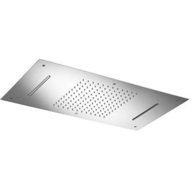 Hotbath Hoofddouche Hotbath Mate Inbouw 70x38 cm Met Cascade Dualflow Chroom