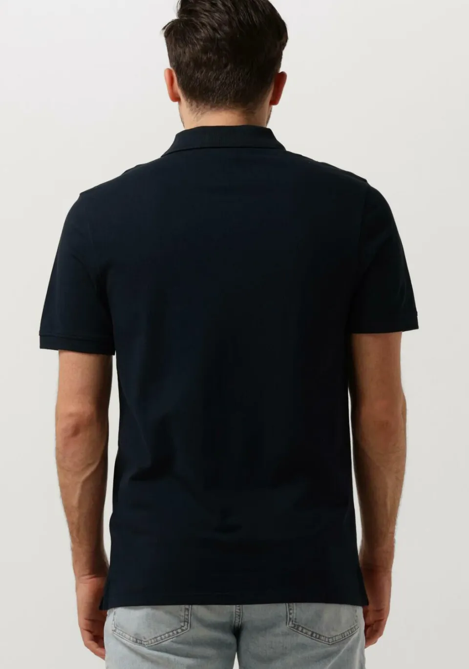 Lyle & Scott Heren Polo's & T-shirts Plain Polo Shirt - Donkerblauw, foto 3