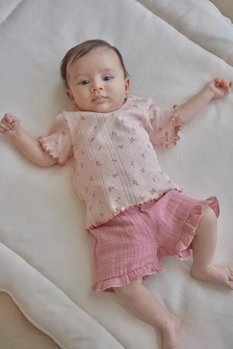 Little Dutch casual short roze