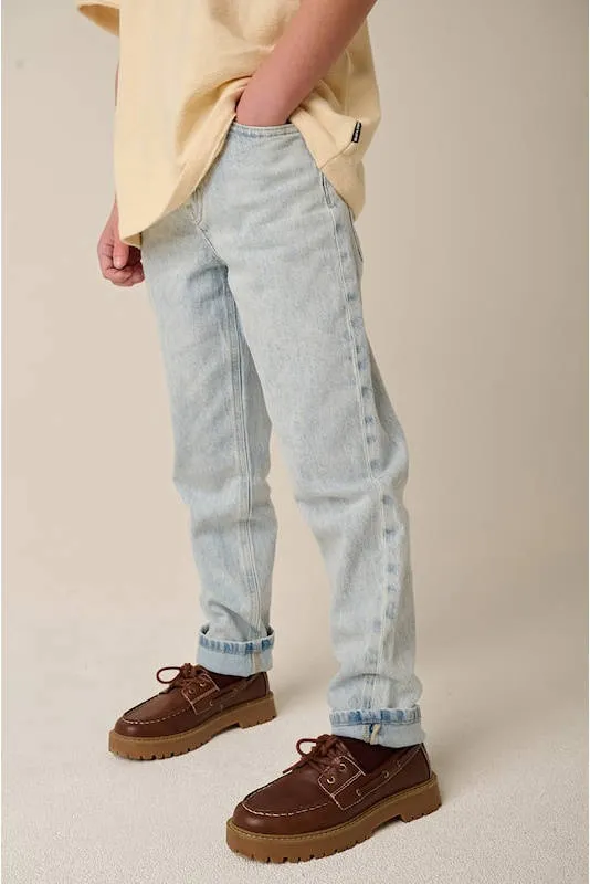 Tumble 'n Dry rechtvallend waist regular fit jeans light blue denim