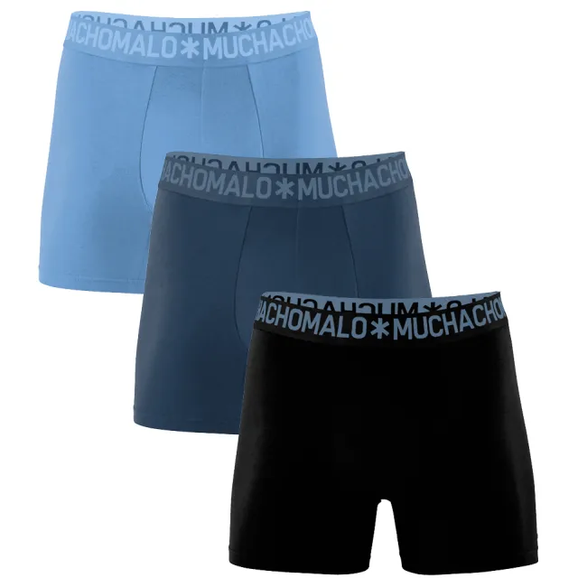 Muchachomalo Heren 3-pack Boxershorts Bamboe Veelkleurig
