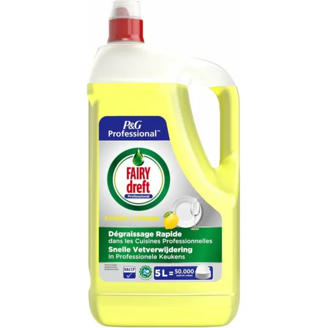 Dreft Washing Up Liquid Lemon 5 liter