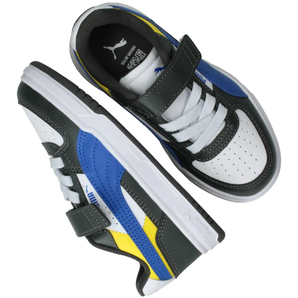 Puma Caven III Block sneakers grijs/kobaltblauw/wit, foto 8