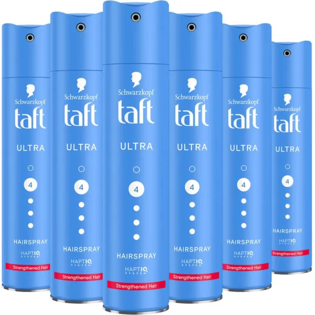 Schwarzkopf Taft Ultra Strong haarspray - voordeelverpakking - 6 x 250 ml