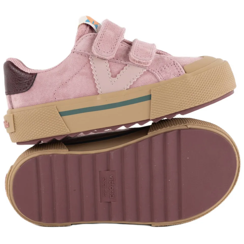 Victoria leren sneakers - lichtroze, foto 2