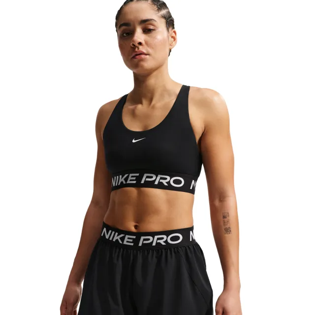 Nike Pro Leggings Dames - Zwart - Katoen Jersey Black
