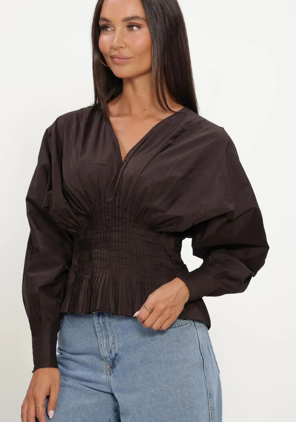 Notre-V NV-ISEL blouse bruin, foto 4