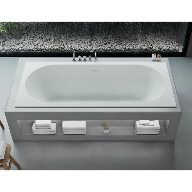 Ideavit SolidCozy ligbad mat wit