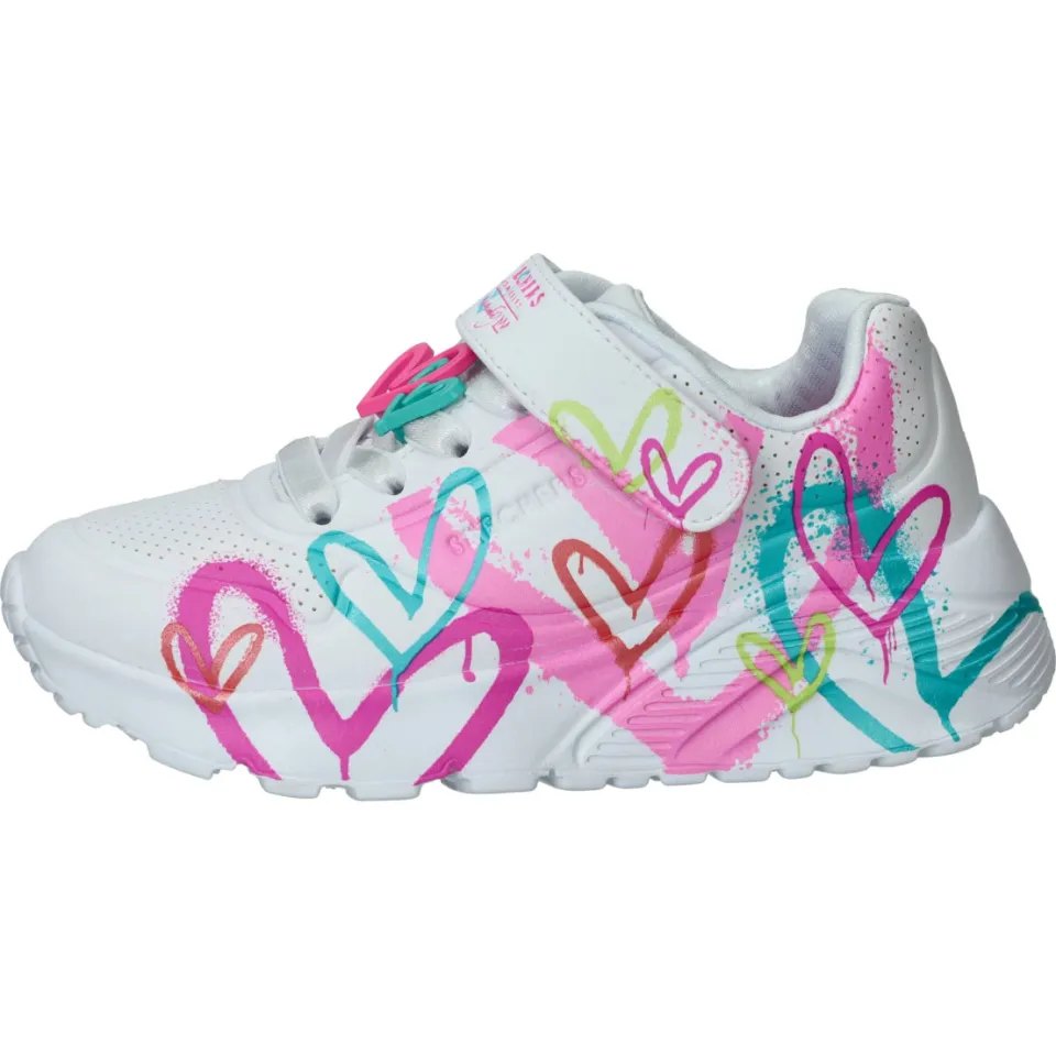 Skechers Uno Lite lage sneakers wit, foto 6