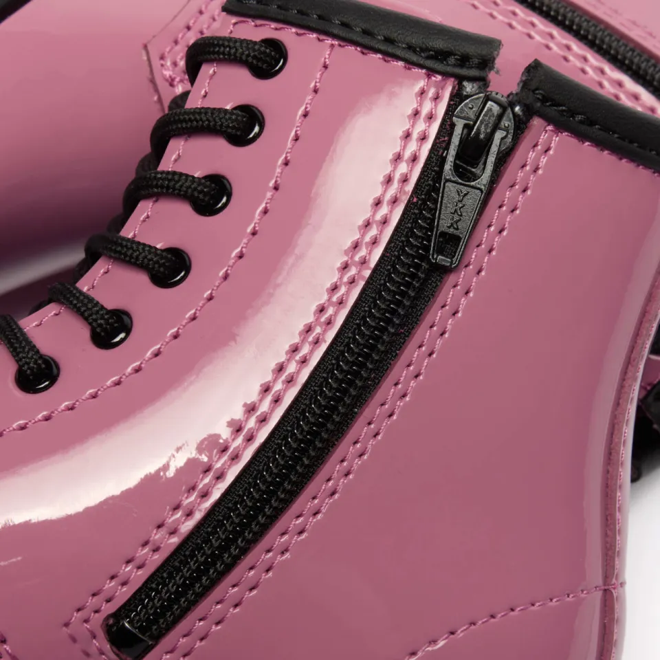 Dr. Martens 1460 leren veterboots roze peuter/kleuter, foto 8
