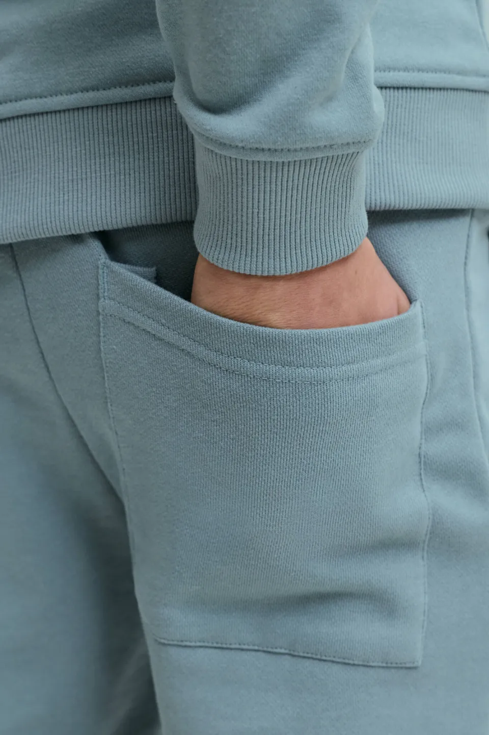 Jack & Jones regular sweatshort zeegroen, foto 7
