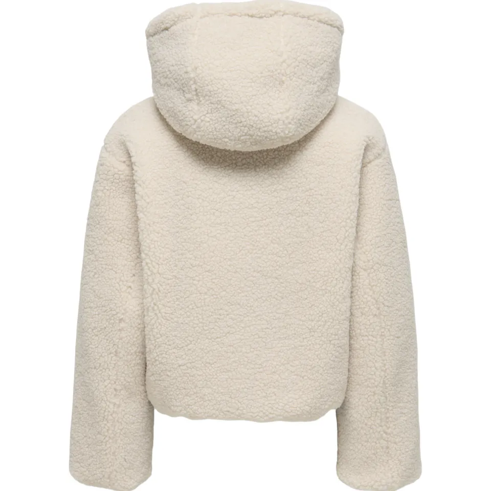 Only KOGMARIA keerbare teddy winterjas offwhite, foto 2