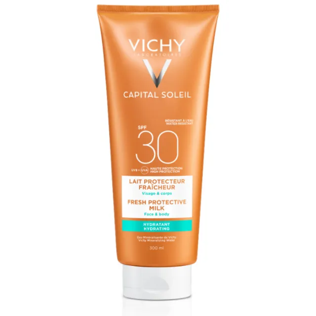 Vichy Capital Soleil Beach Protect Hydraterende Zonnebrand Melk SPF30 300 ml