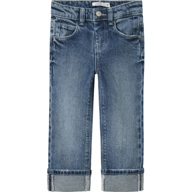 NAME IT MINI straight leg jeans medium blue denim