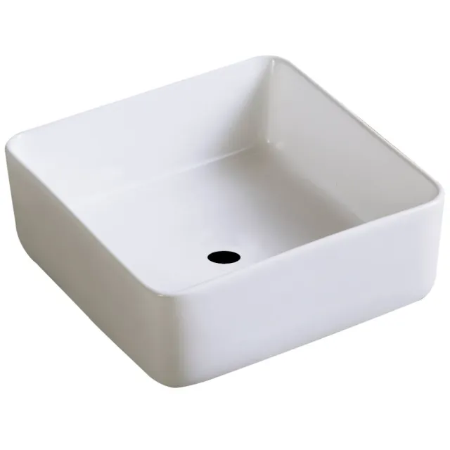 Best Design Opbouw Wastafel Best Design Bissel 31x31x12.5 cm Keramiek Wit