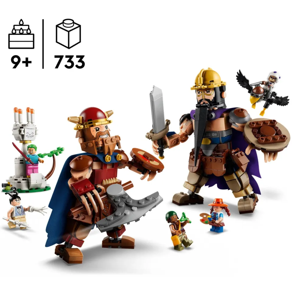 Lego One Piece Dorry vs. Brogy – Reuzen van Kleine Gaarde 75644 Set