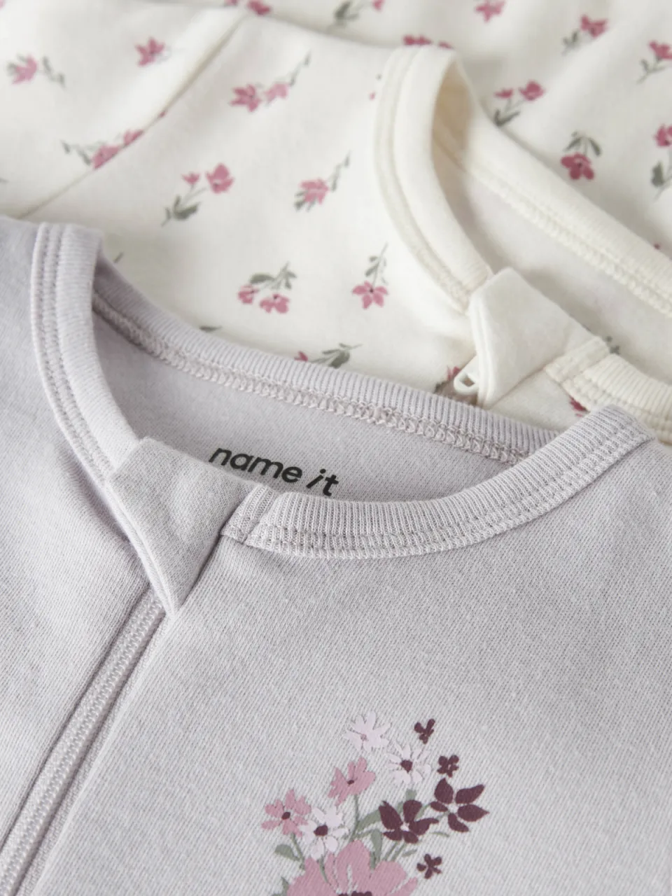 NAME IT BABY pyjama lila en ecru, foto 5