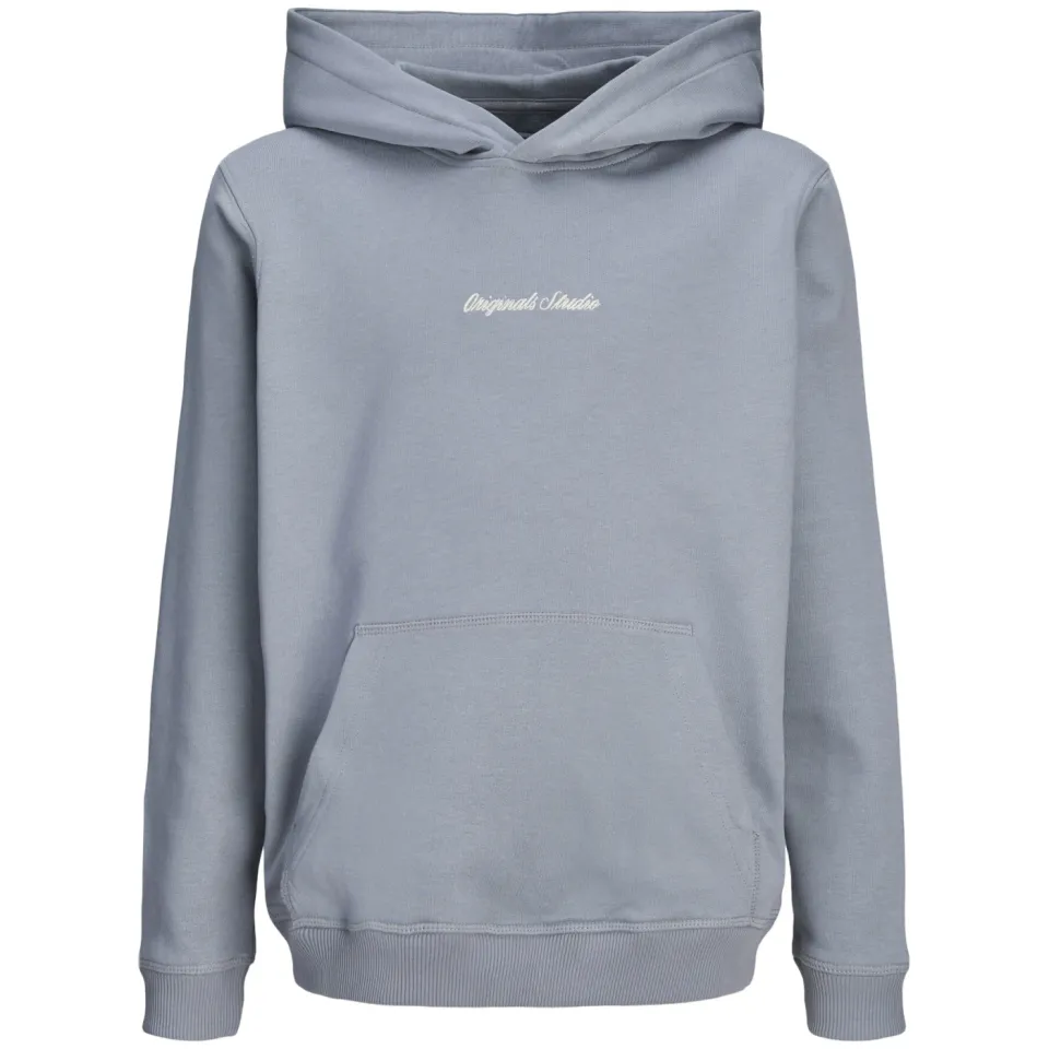 Jack & Jones JUNIOR hoodie lichtblauw grijsblauw, foto 2