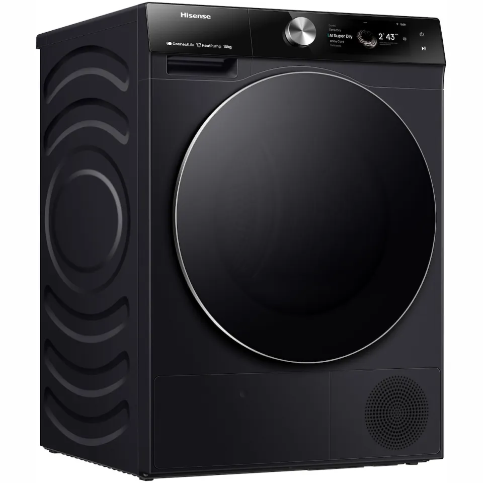 Hisense DH7S107BB warmtepompdroger zwart, foto 2