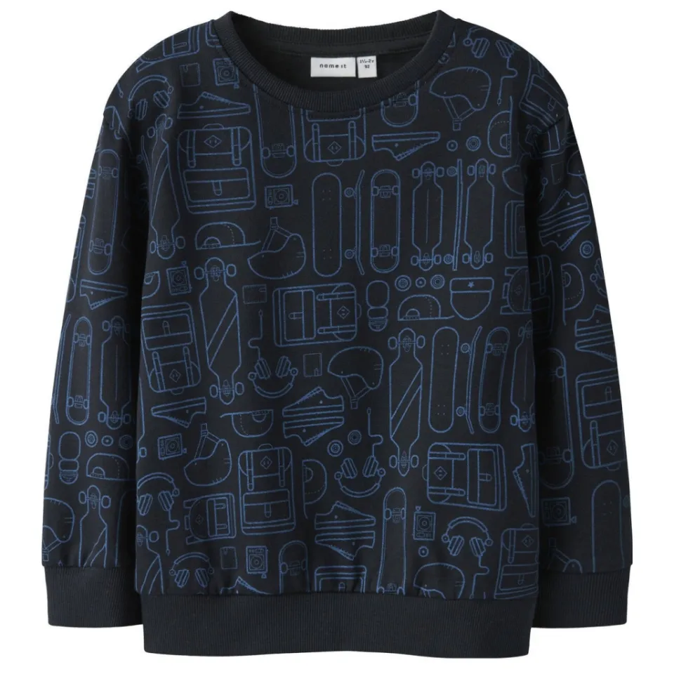 NAME IT MINI sweater donkerblauw, foto 2