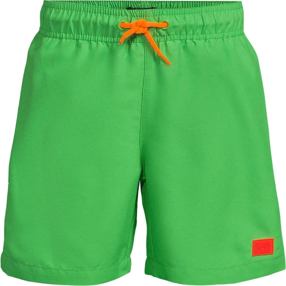Orange Stars zwembroek groen Zwemshort Jongens Polyester Effen