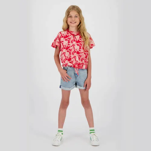 Vingino relaxed jeansshort lichtblauw denim, foto 2
