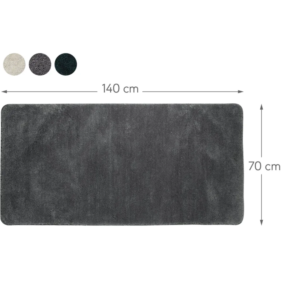 Sealskin Angora badmat donkergrijs, foto 3