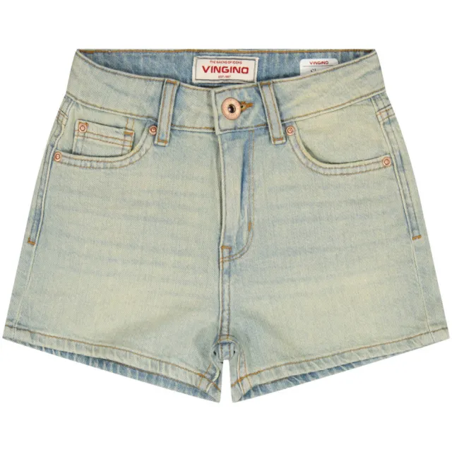 Vingino regular short licht blauw denim Tinted Mid Blue