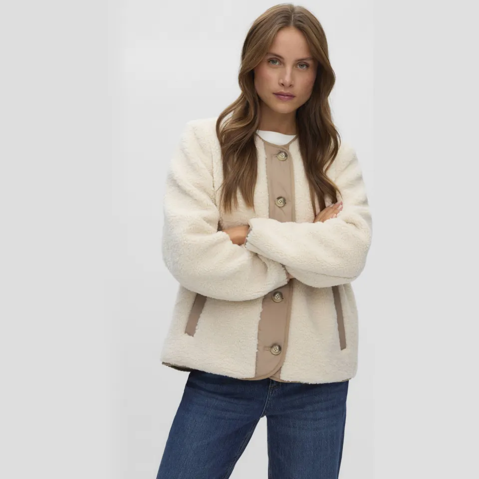 Vero Moda teddyjas - ecru, foto 3