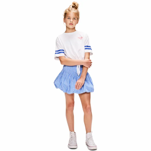 Retour Jeans cropped T-shirt wit Offwhite