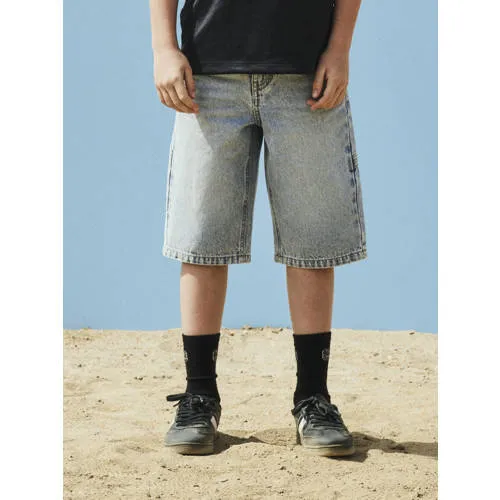 NAME IT NKMRYAN denim short lichtblauw, foto 4