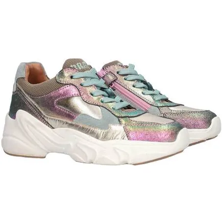 Braqeez leren sneakers - meerkleurig multi, foto 3