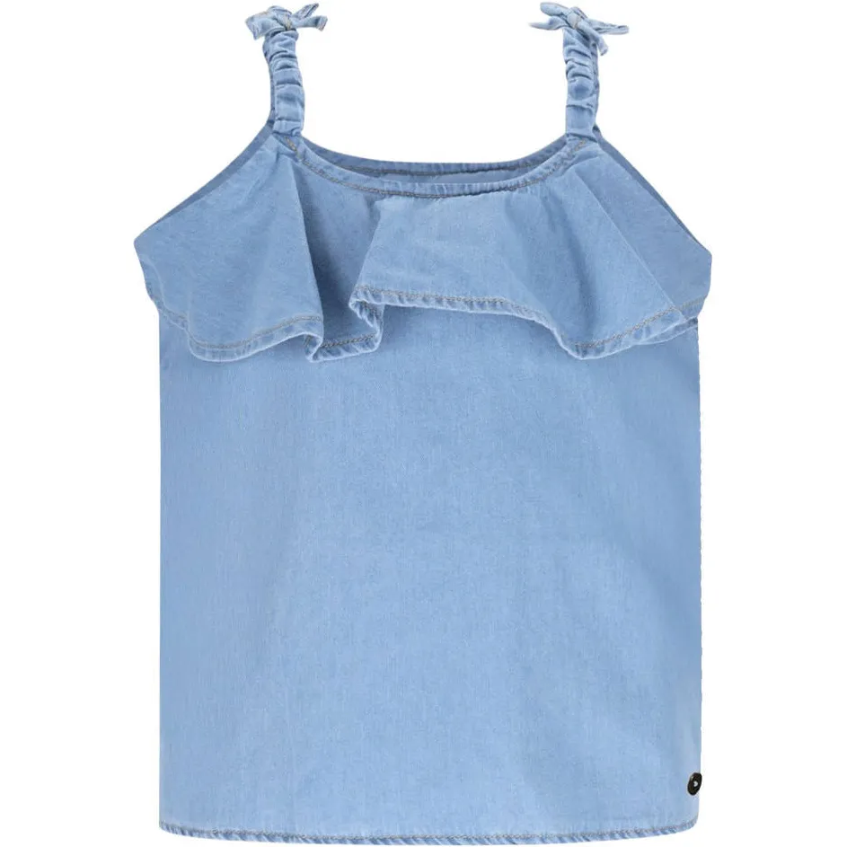 Like Flo spaghettitop light blue denim, foto 2