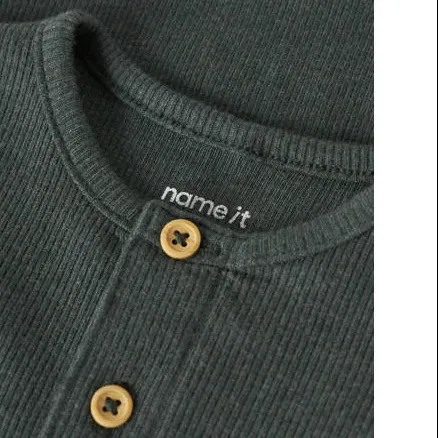 NAME IT BABY romper grijsgroen, foto 3