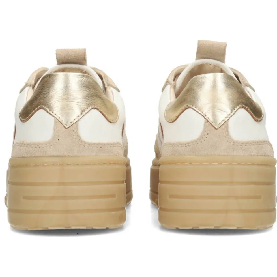 Poelman Anemone leren sneakers beige/ecru, foto 6